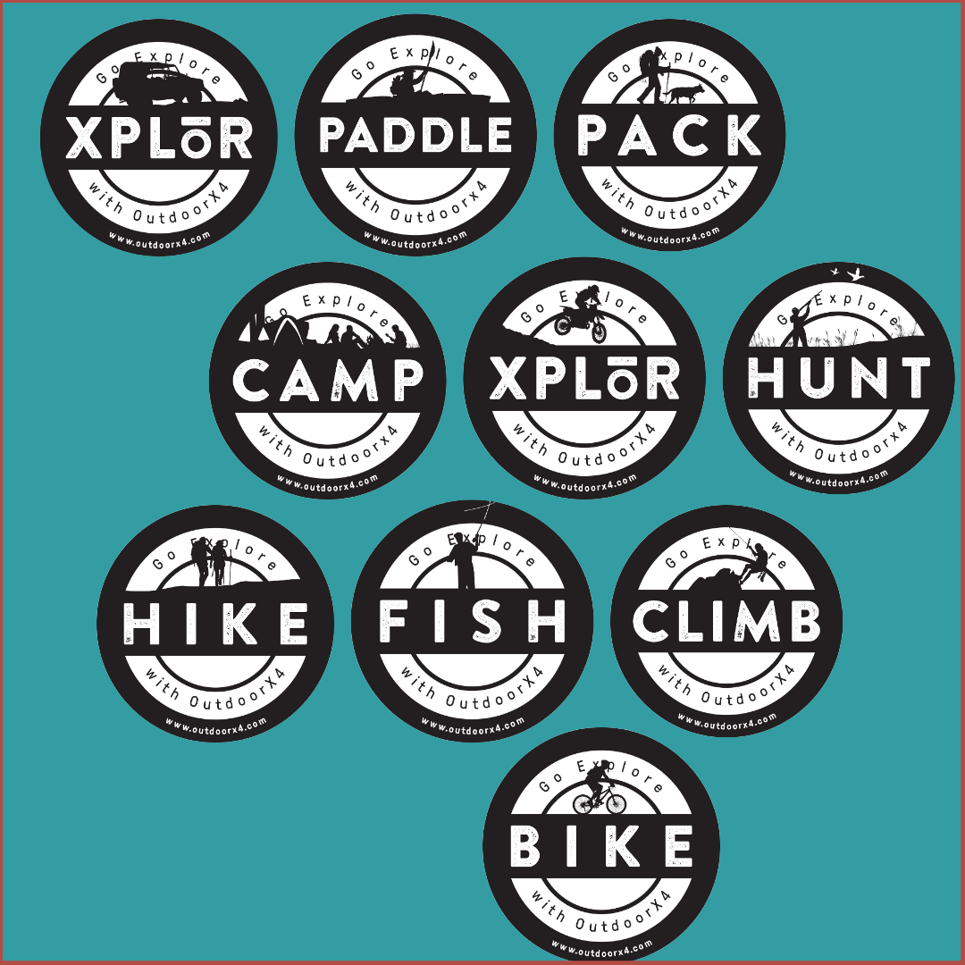 OutdoorX4 Adventure Decal Gift Set